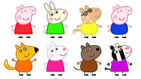 peppa pig characters printables