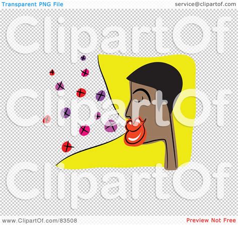 royalty free rf clipart illustration of a black man