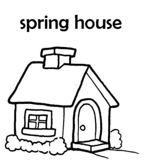 cartoon house coloring pages   cartoon house coloring