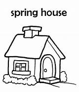 Coloring House Cartoon Pages Print Clipart Easy Library Popular Coloringhome sketch template