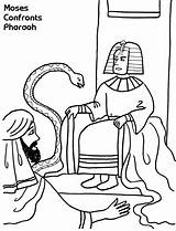 Coloring Pages Pharaoh Plagues Moses Exodus Kids Egypt Confronts Sheet Burning Bush Ten Printable Clipart Getcolorings Wesleyan Color Getdrawings Colorings sketch template