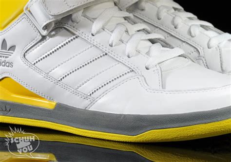 Adidas Forum Mid Remodel White Yellow Grey