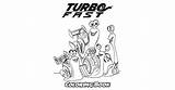 Coloring Turbo sketch template