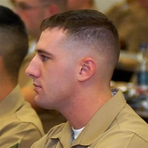 attractive military haircuts  men