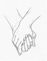 Hands Sketch Sketches Holding Hand Drawing Drawings Easy People Two Reaching Template Cute Draw Couple Couples Anime Never Let Go sketch template