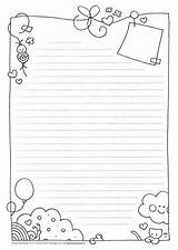 Printable Paper Note Lined sketch template
