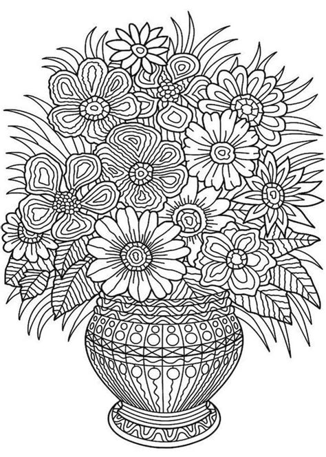 adult coloring pages patterns flowers  printable ln