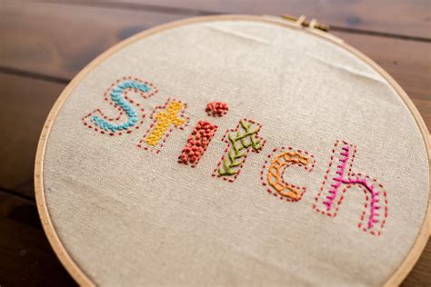 learn   embroider  handwriting hand embroidery