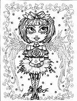 Angels Malvorlagen Printable Digi Ausmalen Zombie Kids Chubby Emo sketch template