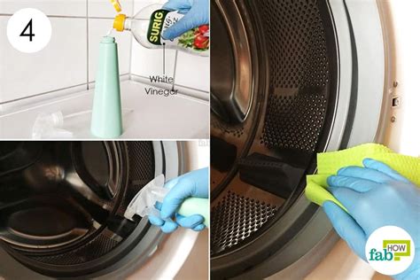 clean  front load washing machine step  step guide fab