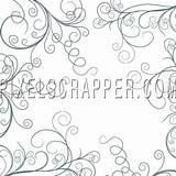 Swirl Pixelscrapper sketch template