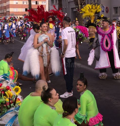 las palmas carnival parade  editorial stock photo image  circus city