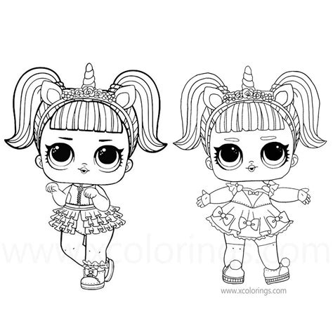 lol coloring pages unicorn sisters xcoloringscom
