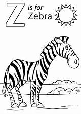 Coloring Zebra Letter Pages Cartoon Zebras Alphabet Printable Supercoloring Worksheets Print Colouring Color Preschool Kids Animal Zoo Template Words Kindergarten sketch template