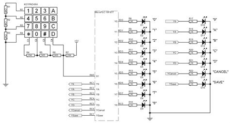 nigurucom inilah rangkaian  ladder diagram  input keypad   output led digital