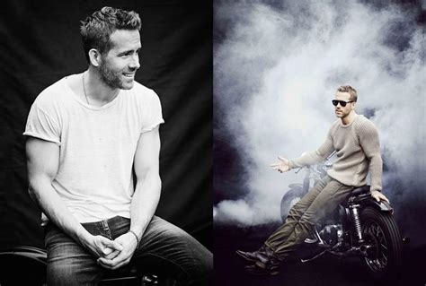 Ryan Reynolds Poses For Instyle Photo Shoot