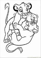 Lion King Coloring Nala Simba Pages Printable Online Color Cartoons Rey Leon Disney El Para sketch template