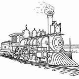 Train Coloring Pages Bridge Color Railroad Printable Choose Drawing Steam Colorluna Everfreecoloring Print Board sketch template
