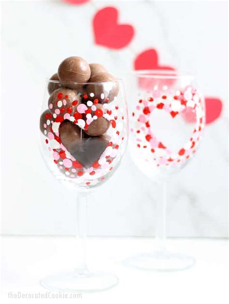 How To Make Hand Painted Valentine S Day Wine Glasses