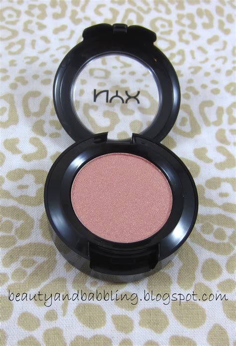 beauty and babbling nyx hot singles eye shadow in sex kitten review
