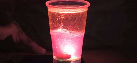 cómo hacer una lámpara de lava experimento de ciencia para niños