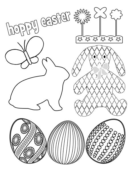 pin  coloring easter