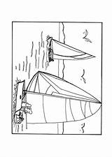 Vela Navegar Segeln Barca Educolor Dibujo Malvorlage Educima Coloriage Voile Schulbilder sketch template