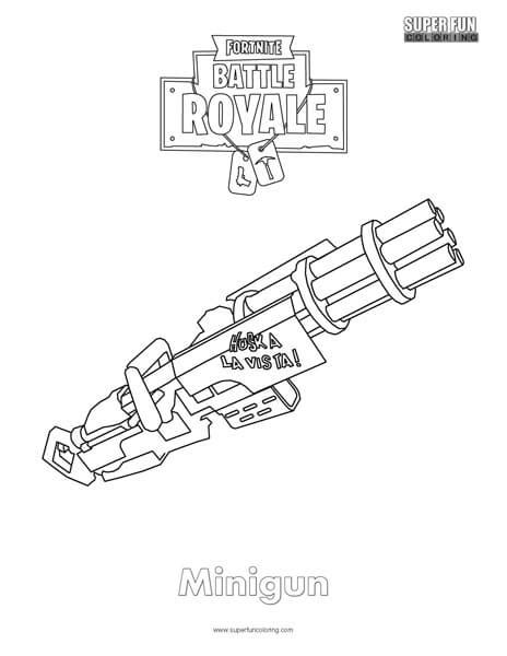 fortnite guns coloring pages printable coloring pages