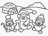 Coloring Baby Pages Penguin Penguins Cute Colour Getdrawings sketch template