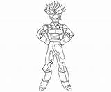 Trunks Coloring Future Pages Printable Getcolorings sketch template