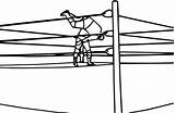 Wrestling Becky Lynch Wrestler Pinclipart sketch template