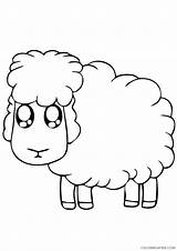 Sheep Coloring4free Coloring Pages Outline Printable Print sketch template