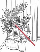 Houseplant Sheets sketch template