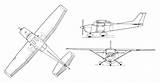 172 Drawing Cessna Coloring Cutaway Sketch Template Skyhawk Pl Getdrawings sketch template