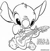 Ohana Stitch Lilo Coloring Pages Drawing Getdrawings sketch template