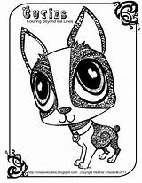 Coloring Pages Cuties Printable Kids Animal Dog Creative Cute Pet Shop Littlest Lps Colouring Drawings Cutie Sheets Print Book Getcolorings sketch template