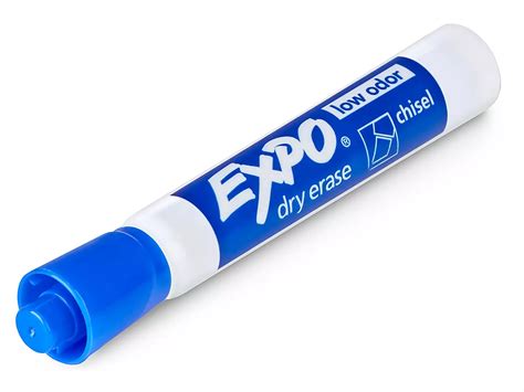 expo dry erase markers blue  blu uline