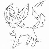 Pokemon Coloring Pages Leafeon Glaceon Printable Getcolorings Book Print Vulpix Getdrawings Color sketch template