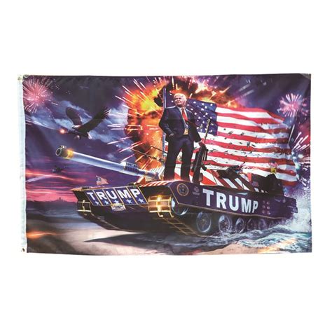 trump eagle 2024 flag re elect american flag with 2 metal grommets 3x5