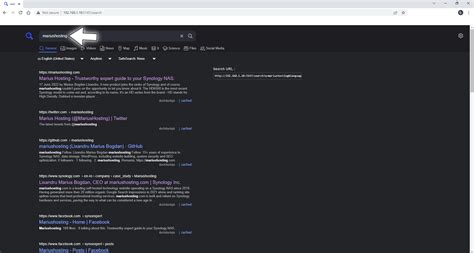 install searxng   synology nas marius hosting