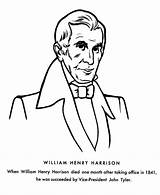 William Harrison President Loudlyeccentric sketch template