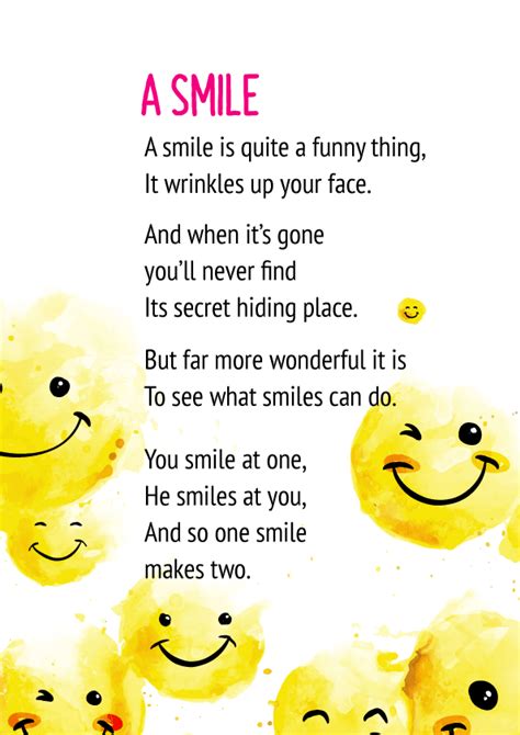 A Smile Poem For Class 2 Get Summary And Download Free Pdf