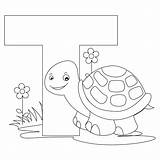 Coloring Alphabet Pages Letter Printable Kids sketch template