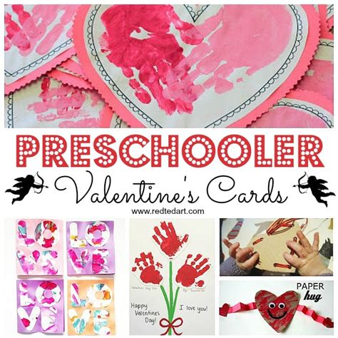 valentines cards  preschoolers   red ted art kids crafts