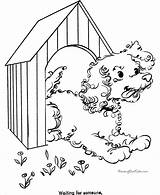 Coloring Pages Printables Kid Puppy Dog Dogs Printable Animal Houses Cats Kids Raisingourkids Printing Help Summer House sketch template