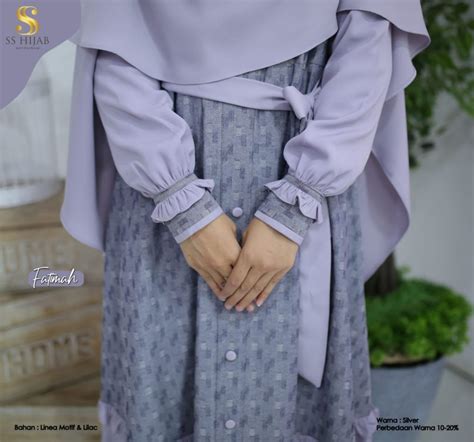 desain gamis terbaru   fatih fatimah  ss hijab butik