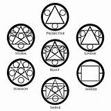 Alchemy Symbols Magic Elemental Runes Circle Alchemic Witchcraft Necromancer Dnd Fantasy Arcane Summoning Choose Board sketch template