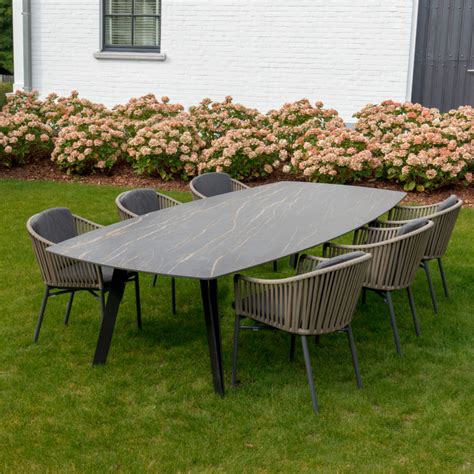 customizable ceramic iron outdoor dining tables home couture miami