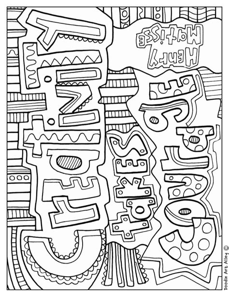 artists coloring pages