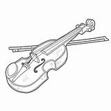 Instrumentos Musicales Violín sketch template